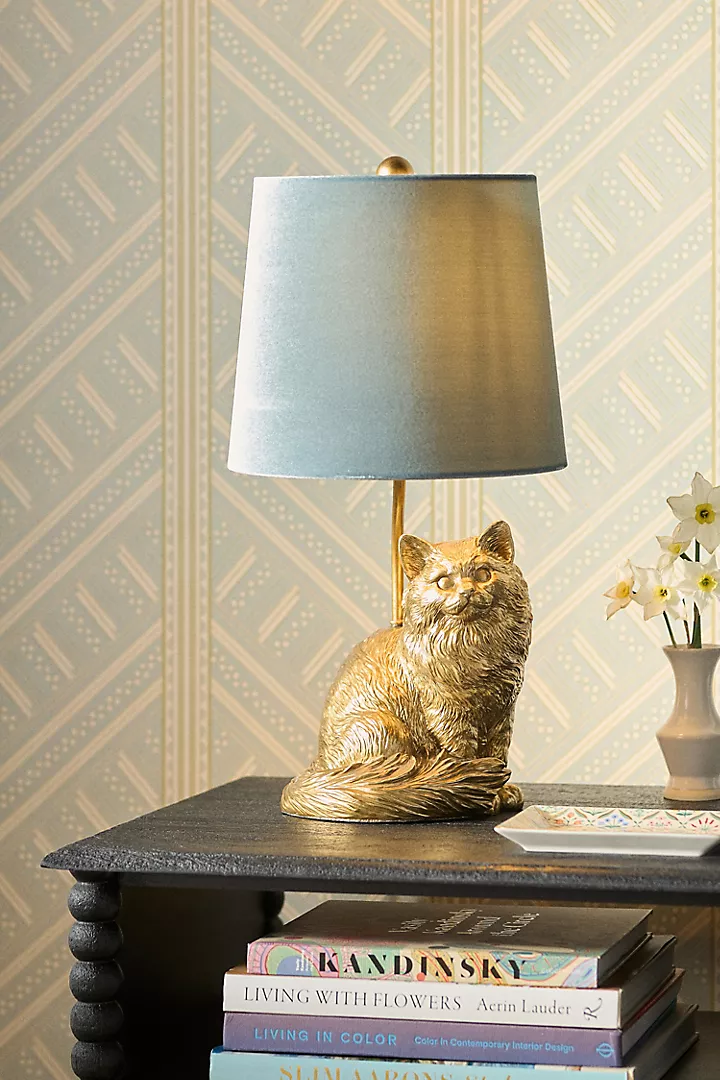 The Splurge Cat Lamp: Anthropologie's Icon, in Ragdoll